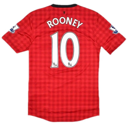 ROONEY #10 Manchester United 2012/13 Hjemme Retro drakt