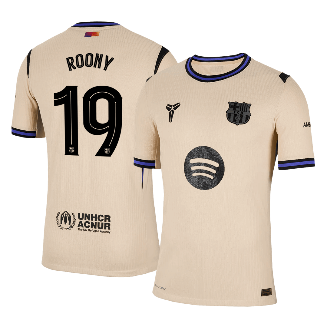 ROONY #19 Barcelona Borte UCL Herrer Matchdrakt 2025/26