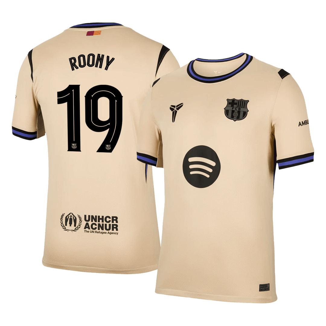 ROONY #19 Barcelona Borte UCL Herrer Fan-drakt 2025/26