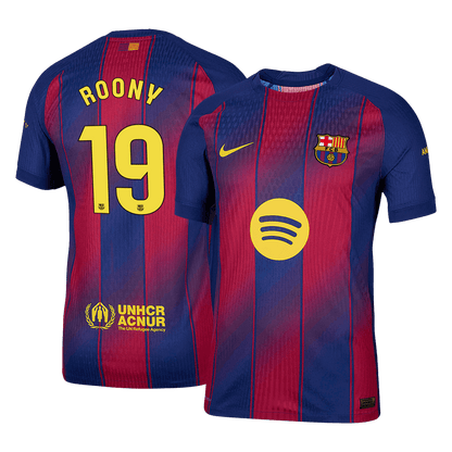 ROONY #19 Barcelona Hjemme Herrer Matchdrakt 2025/26