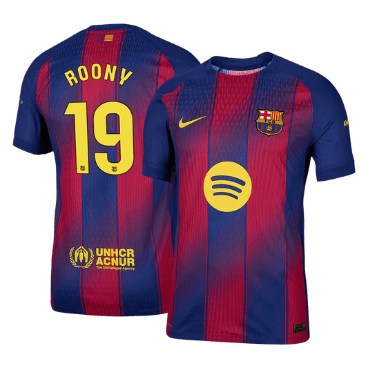 ROONY #19 Barcelona Hjemme Herrer Matchdrakt 2025/26