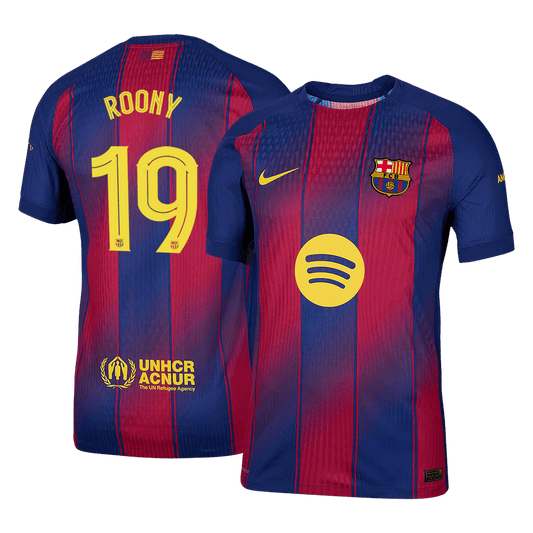ROONY #19 Barcelona Hjemme UCL Herrer Matchdrakt 2025/26