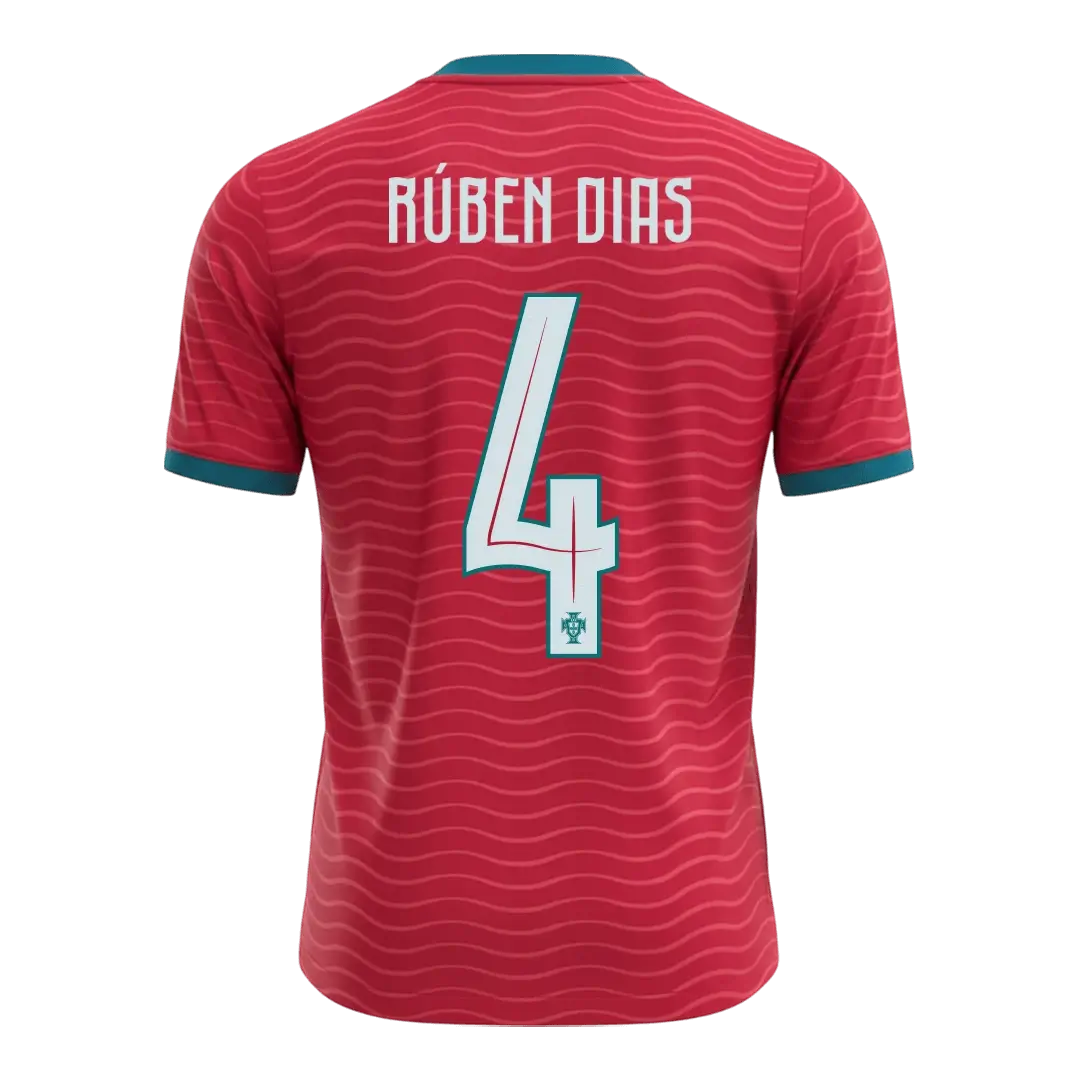 Portugal Hjemme Herrer Fan-drakt RÚBEN DIAS #4 – VM 2026