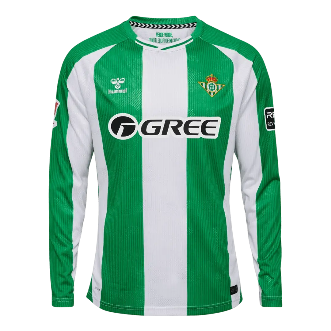 Real Betis Hjemme Herrer Fan-drakt 2025/26 Langermet