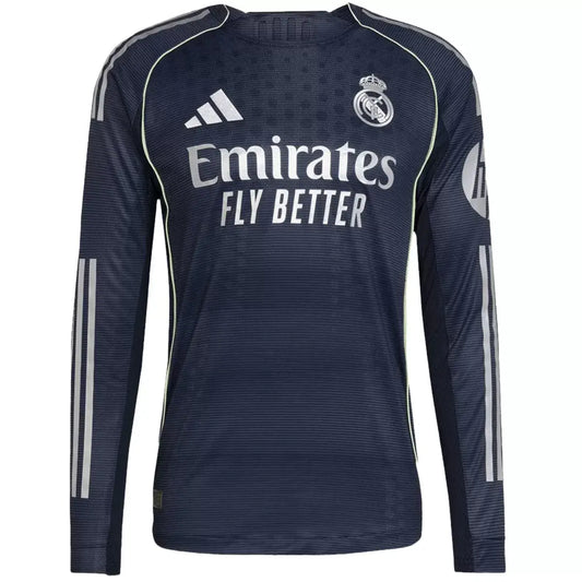 Real Madrid Borte Herrer Matchdrakt 2025/26 Langermet