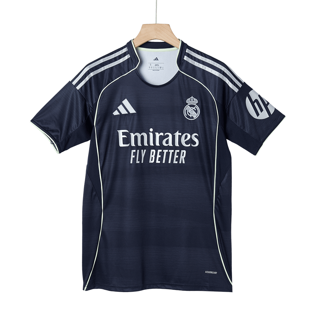 Real Madrid Borte Marineblå Herrer Fan-drakt 2025/26