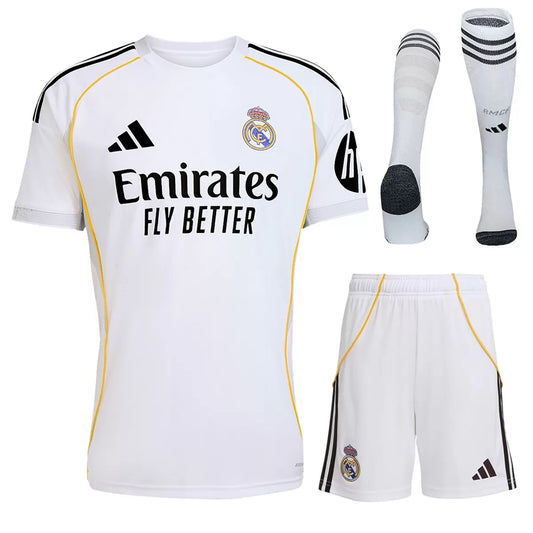 Real Madrid Hjemme Herrer Draktsett 2025/26