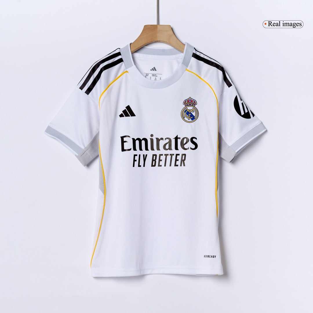 Real Madrid Hjemme Barn Drakt + Shorts 2025/26