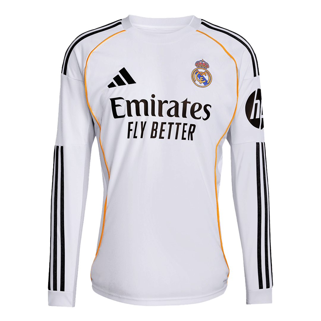 Real Madrid Hjemme Herrer Fan-drakt 2025/26 Langermet