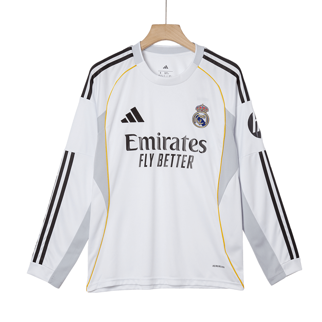 Real Madrid Hjemme Herrer Fan-drakt 2025/26 Langermet