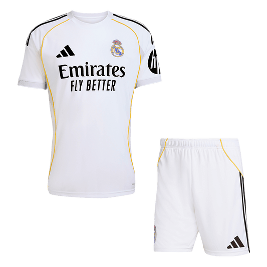 Real Madrid Hjemme Hvit Herrer Drakt + Shorts 2025/26