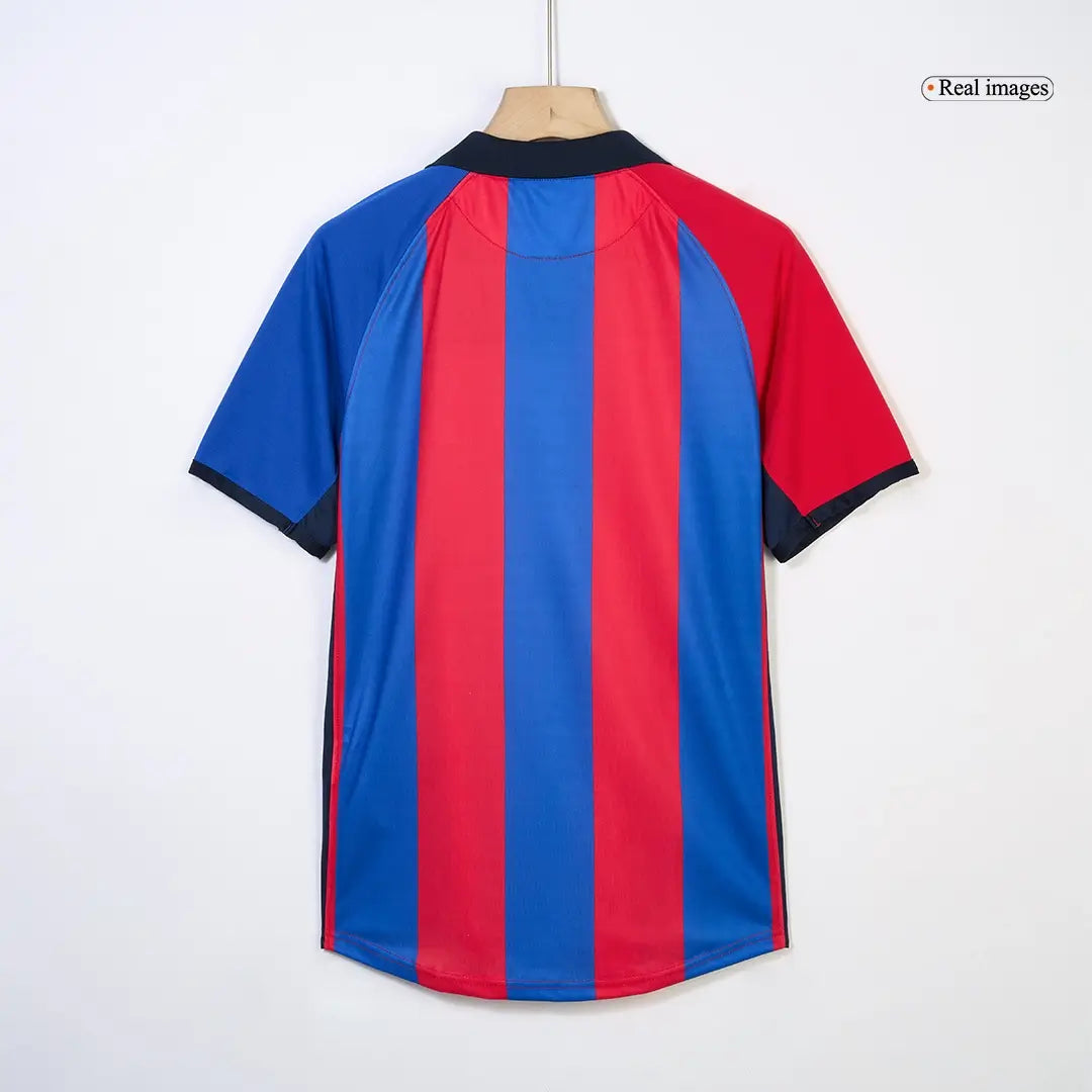 XAVI #6 Barcelona 2001/02 Hjemme Retro drakt
