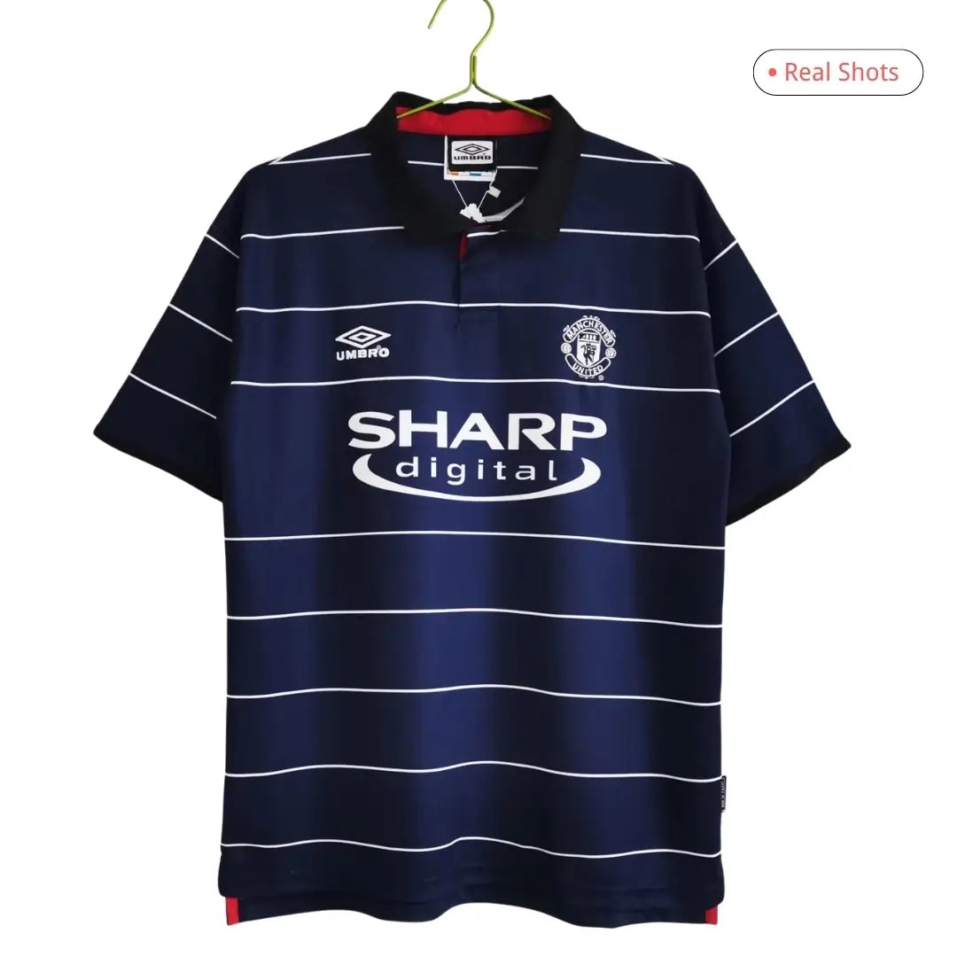 Solskjaer #20 Manchester United 1999/00 Borte Retro drakt