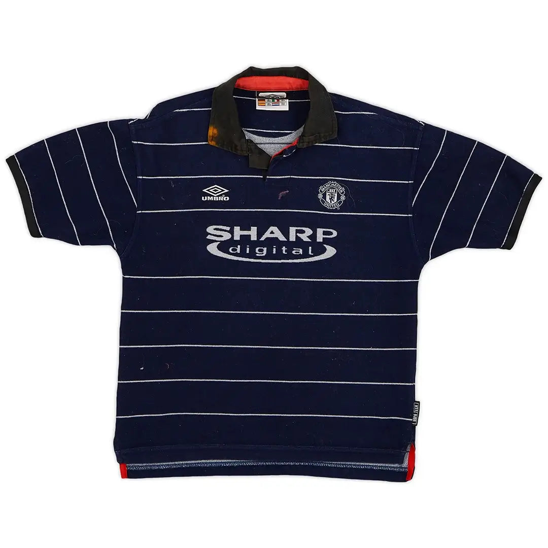 Scholes #18 Manchester United 1999/00 Borte Retro drakt