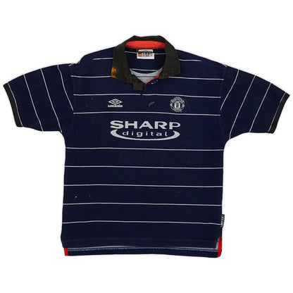 Scholes #18 Manchester United 1999/00 Borte Retro drakt