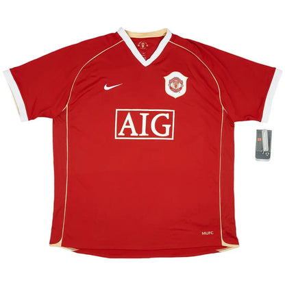 Rooney #8 Manchester United 2006/07 Hjemme Retro drakt