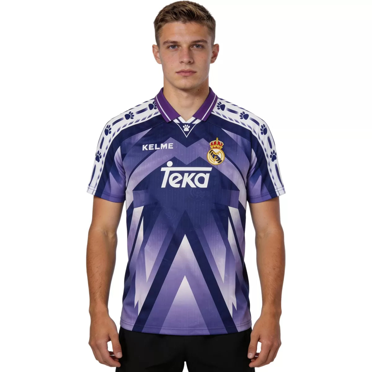 Real Madrid 1996/97 Borte Retro drakt