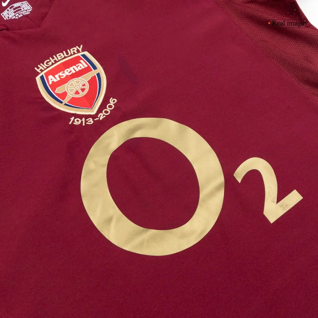 Arsenal 2005/06 Hjemme Retro drakt Langermet