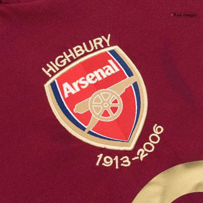Arsenal 2005/06 Hjemme Retro drakt Langermet