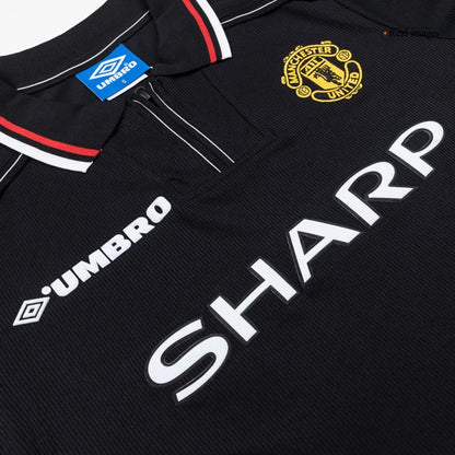 Manchester United 1998/99 Borte Retro drakt Langermet