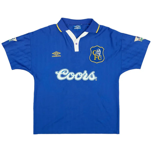 VIALLI #9 Chelsea 1995/97 Hjemme Retro drakt