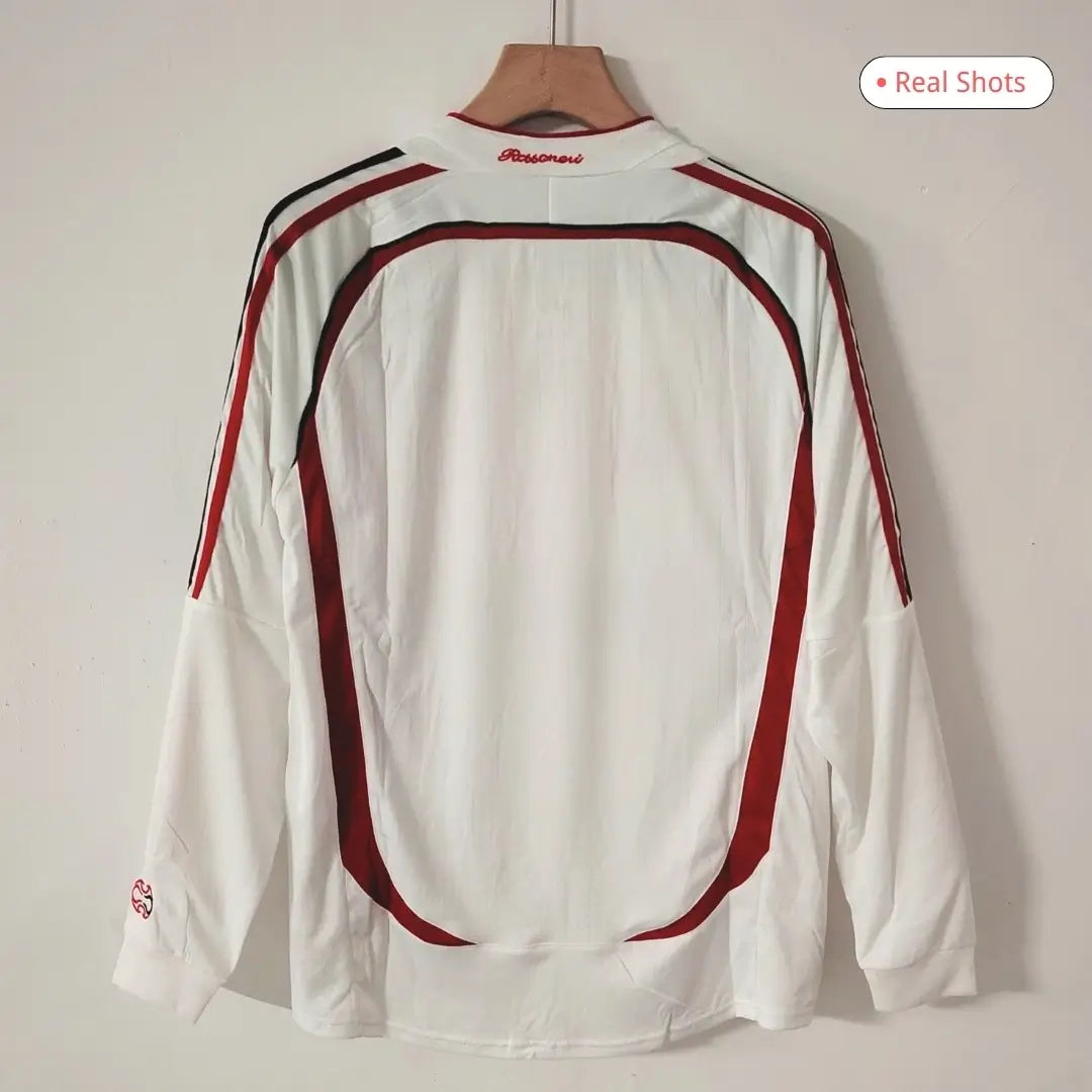 AC Milan 2006/07 Borte Retro drakt Langermet