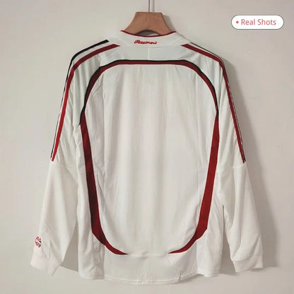 AC Milan 2006/07 Borte Retro drakt Langermet
