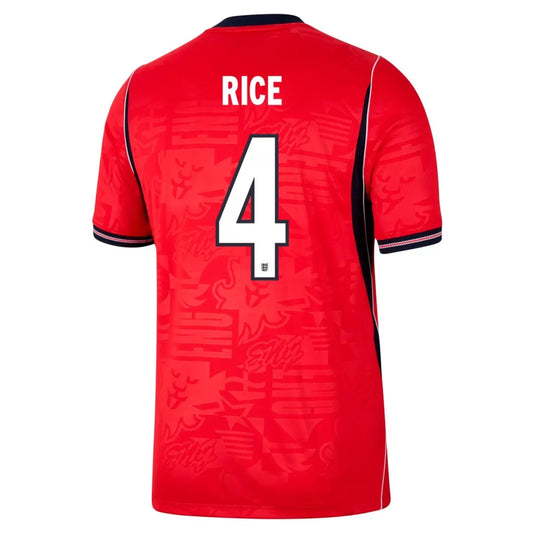 England Borte Herrer Fan-drakt Rice #4 – VM 2026