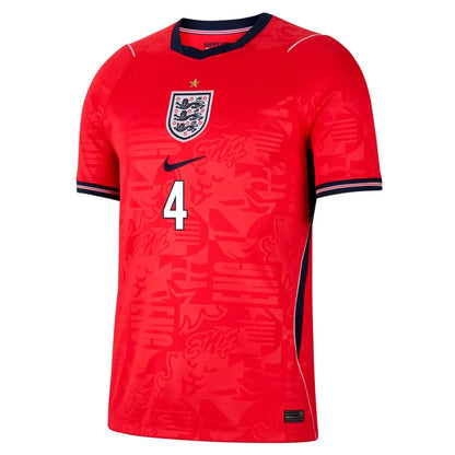 England Borte Herrer Fan-drakt Rice #4 – VM 2026