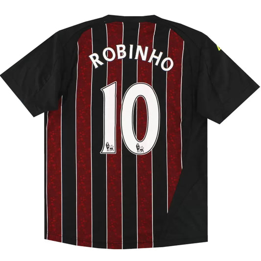 ROBINHO #10 Manchester City 2008/09 Borte Retro drakt