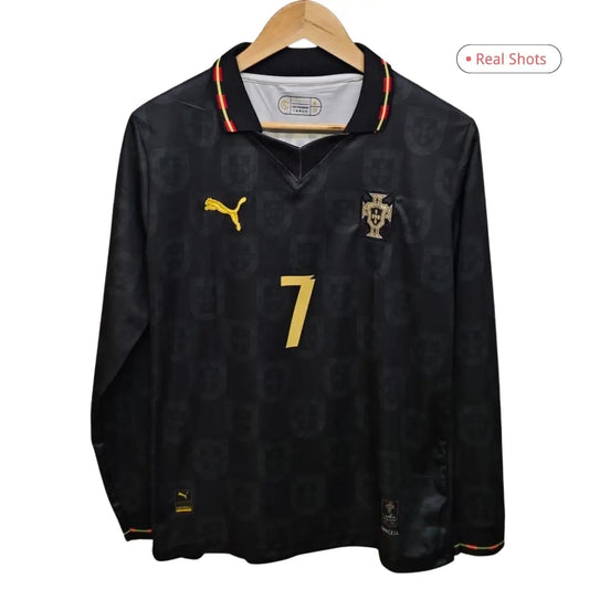Portugal Pantera Negra Langermet Matchdrakt Ronaldo #7 – VM 2026