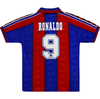 Ronaldo #9 Barcelona 1996/97 Hjemme Retro drakt