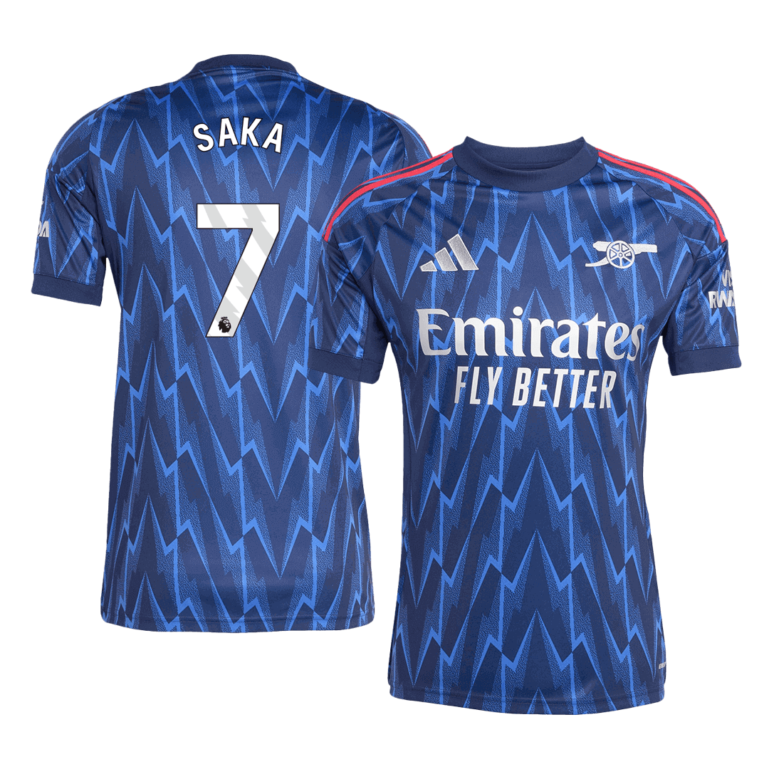 SAKA #7 Arsenal Borte Herrer Fan-drakt 2025/26