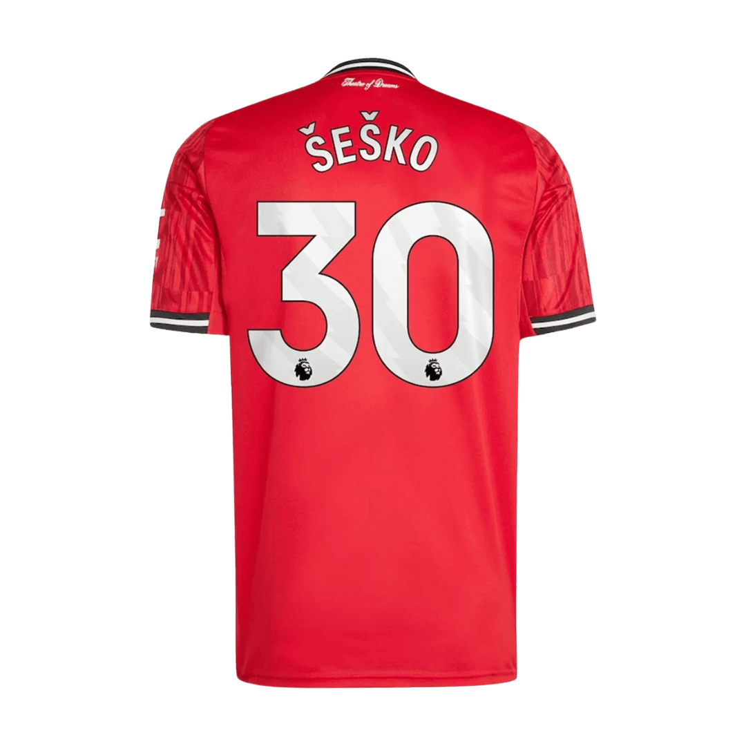 KO #30 Manchester United Hjemme ŠEŠ Herrer Fan-drakt 2025/26