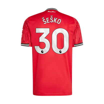 KO #30 Manchester United Hjemme ŠEŠ Herrer Fan-drakt 2025/26