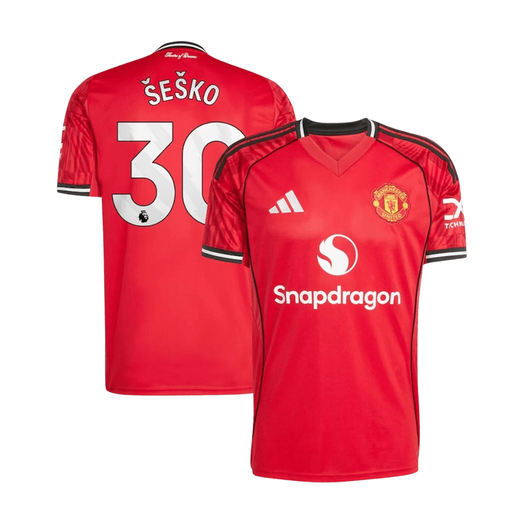 KO #30 Manchester United Hjemme ŠEŠ Herrer Fan-drakt 2025/26