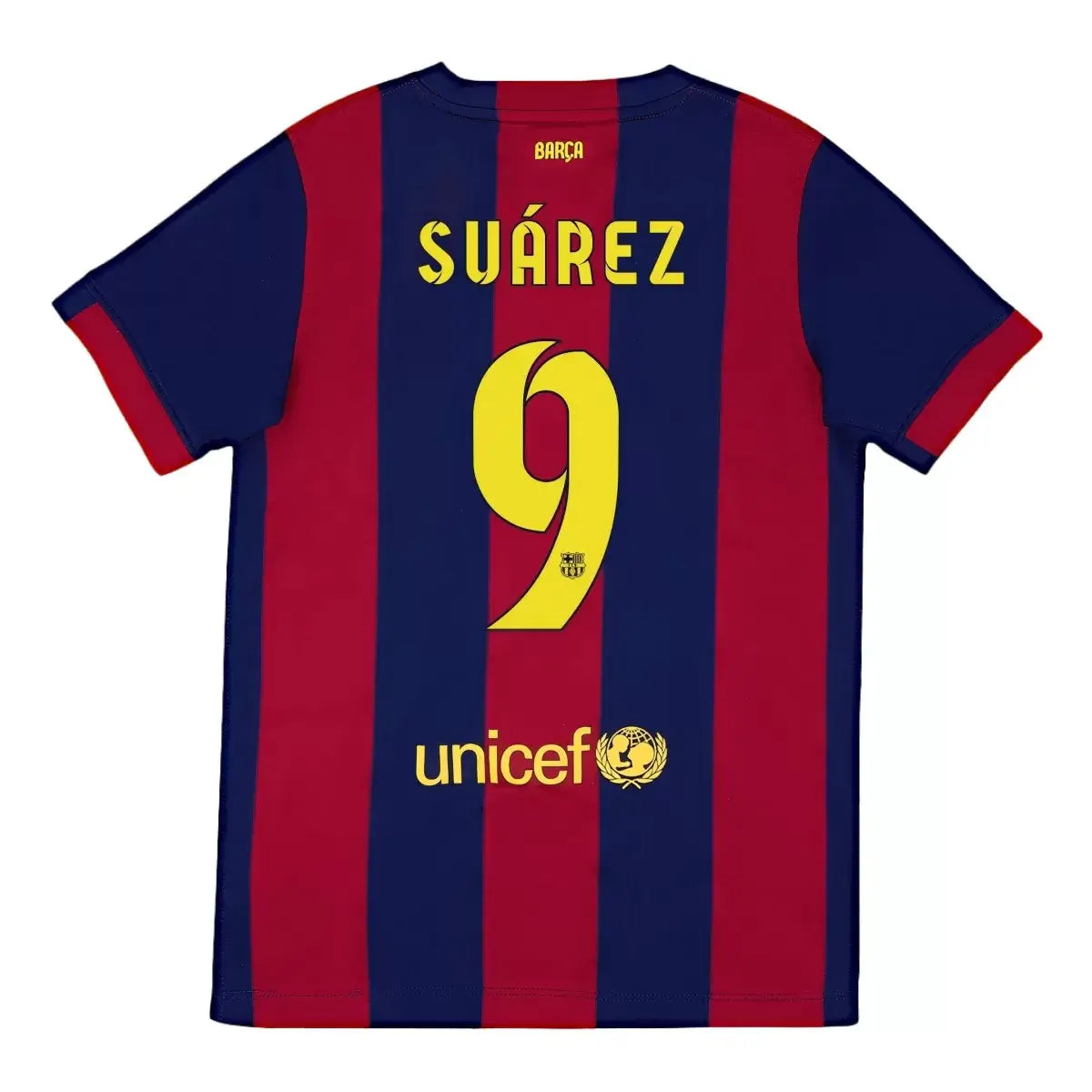 Barcelona SUÁREZ #9 Barcelona 2014/15 Hjemme Retro drakt