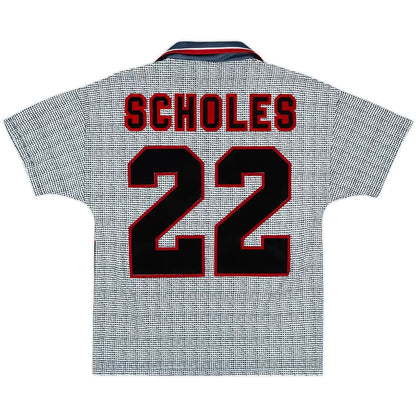 Scholes #22 Manchester United 1995/96 Tredje Retro drakt