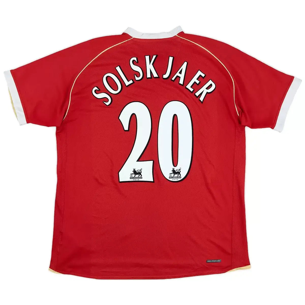 Solskjaer #20 Manchester United 2006/07 Hjemme Retro drakt