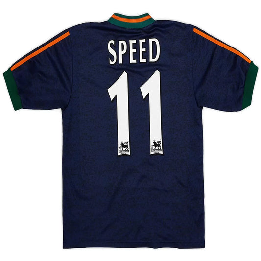 SPEED #11 Newcastle United 1997/98 Borte Retro drakt