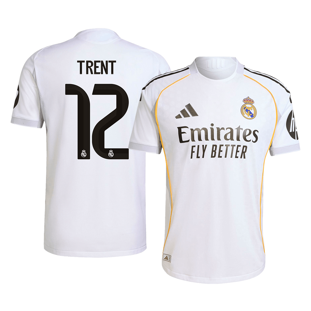 TRENT #12 Real Madrid Hjemme Hvit Herrer Matchdrakt 2025/26