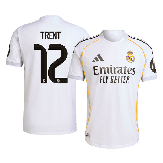 TRENT #12 Real Madrid Hjemme Hvit Herrer Matchdrakt 2025/26