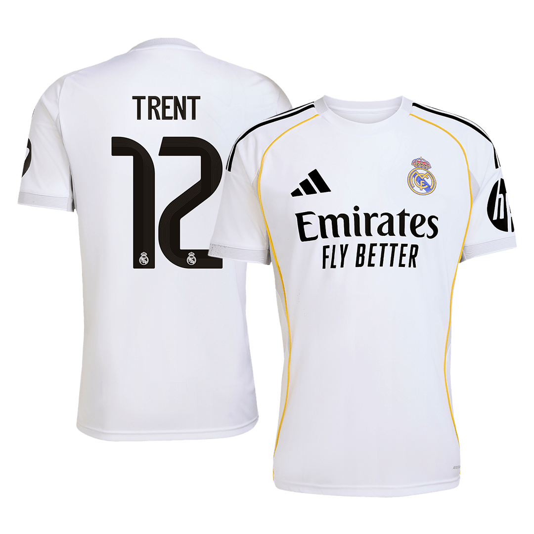 TRENT #12 Real Madrid Hjemme Hvit Herrer Fan-drakt 2025/26