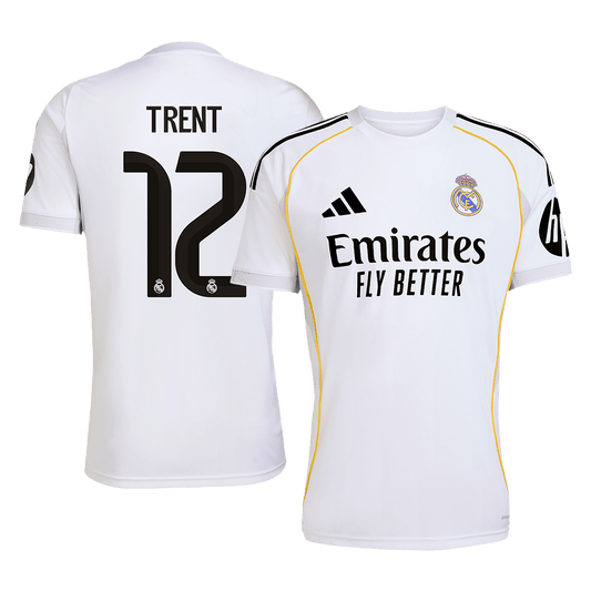 TRENT #12 Real Madrid Hjemme Hvit Herrer Fan-drakt 2025/26