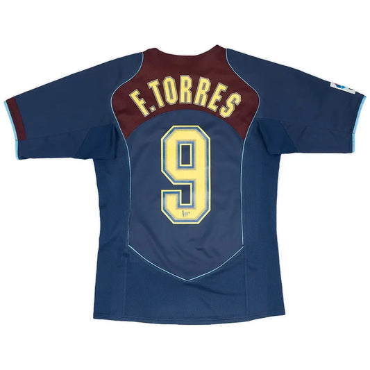 Torres #9 Atletico Madrid 2004/05 Borte Retro drakt