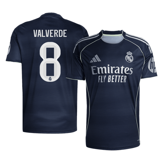VALVERDE #8 Real Madrid Borte Herrer Fan-drakt 2025/26