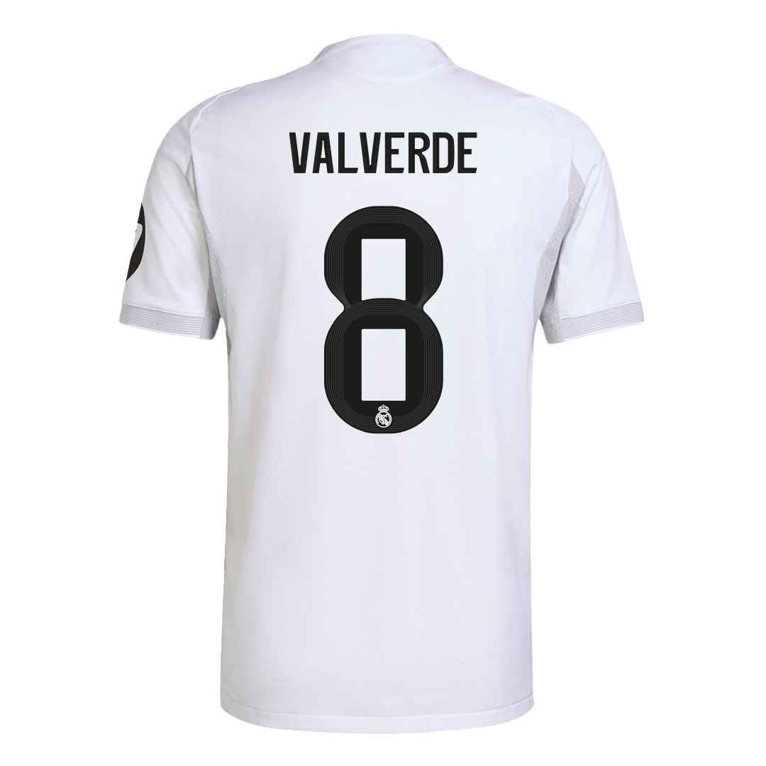 VALVERDE #8 Real Madrid Hjemme Herrer Matchdrakt 2025/26