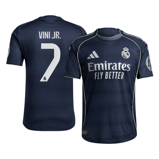 VINI JR. #7 Real Madrid Borte Herrer Matchdrakt 2025/26