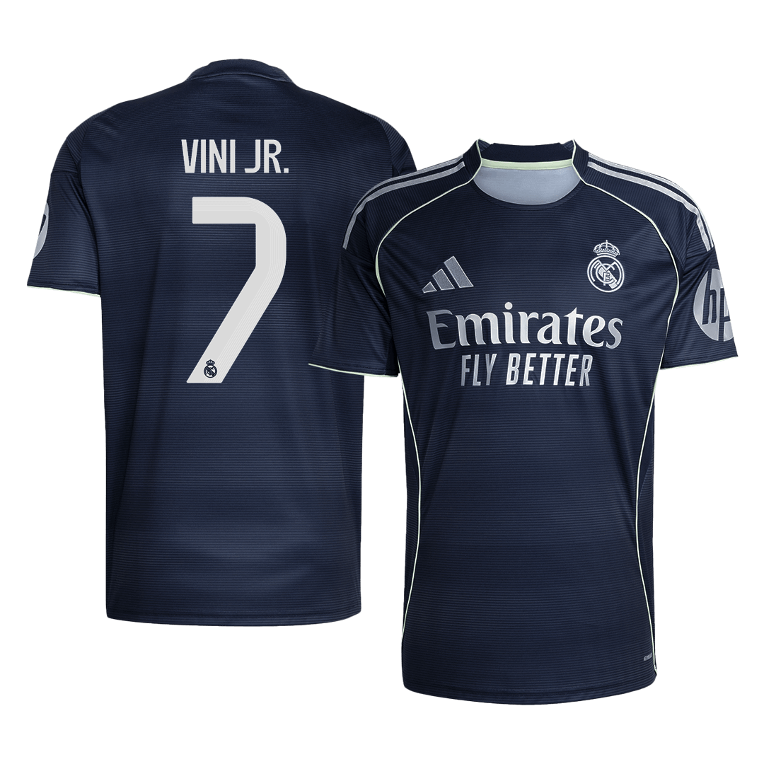 VINI JR. #7 Real Madrid Borte Herrer Fan-drakt 2025/26