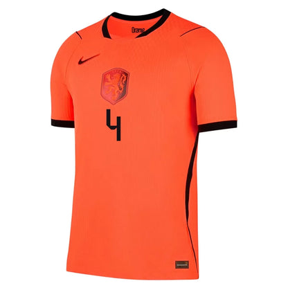 Nederland Hjemme Herrer Matchdrakt VIRGIL #4 – VM 2026